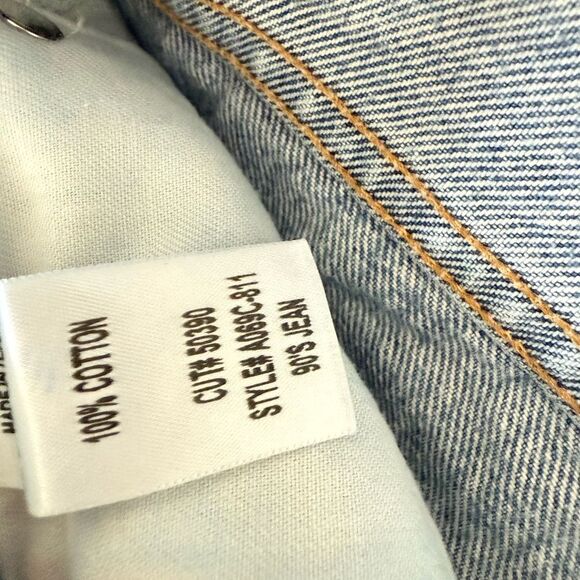 AGOLDE 90'S Mid Rise Distressed Snapshot 26 - Picture 5 of 5